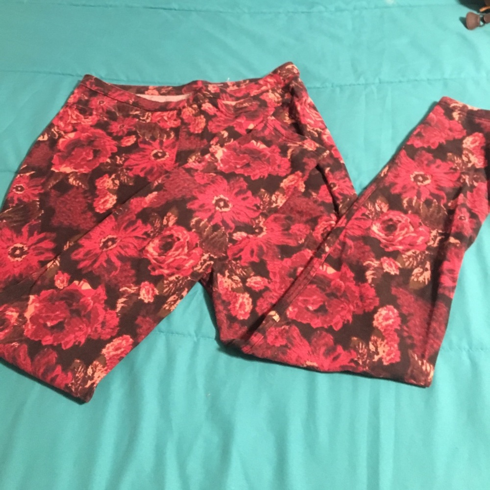 Jeggings!!! Floral print